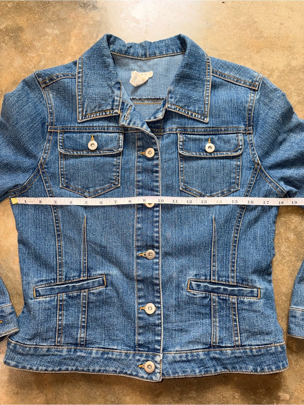 Women’s Blue Jean Jacket Size S - Picture 7 of 9